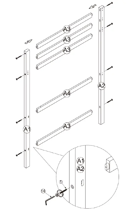 COSTWAY HY10012 Bunk Bed 5