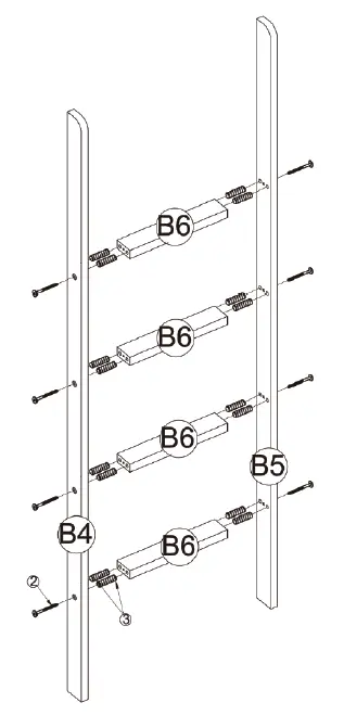COSTWAY HY10012 Bunk Bed 6