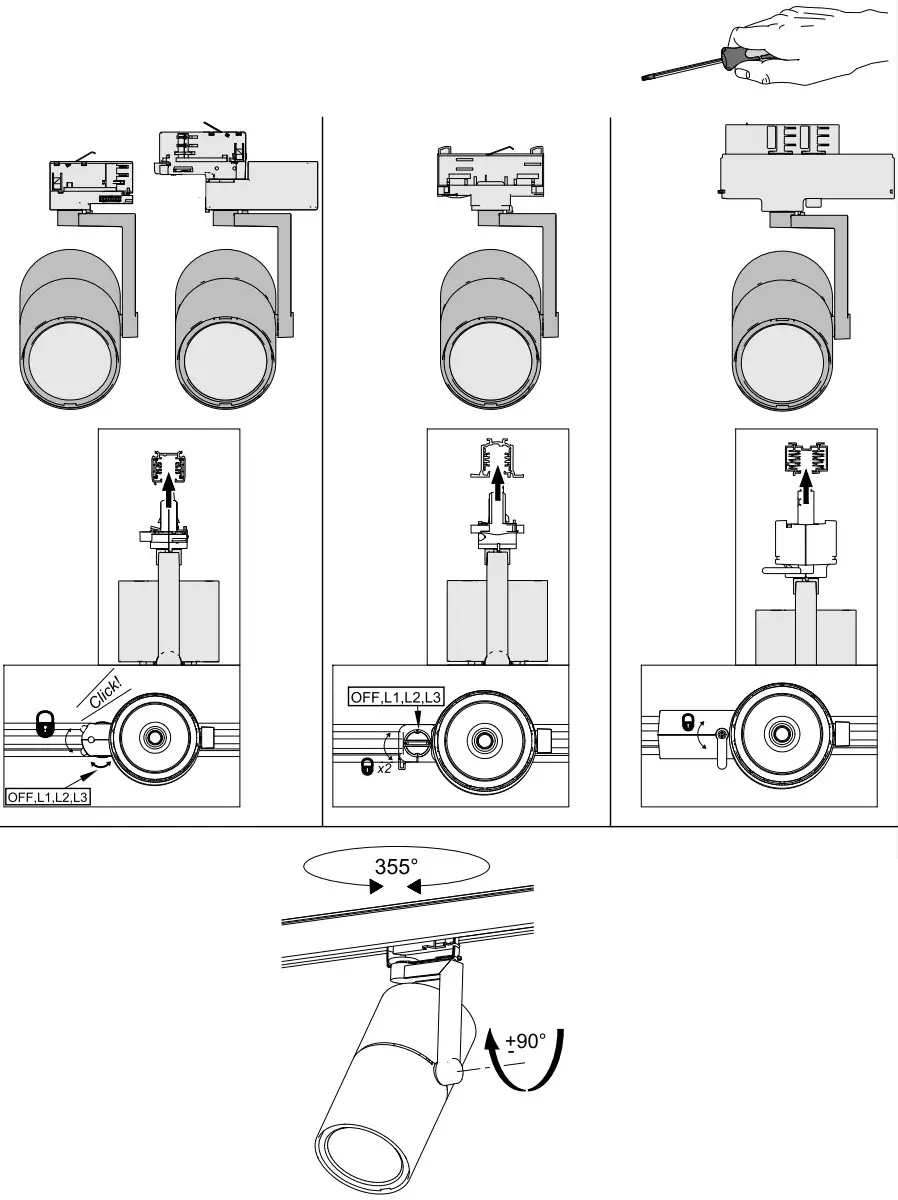 FAGERHULT SE 566 80 Habo Touch Mini Streamer Luminaire - Figure 1