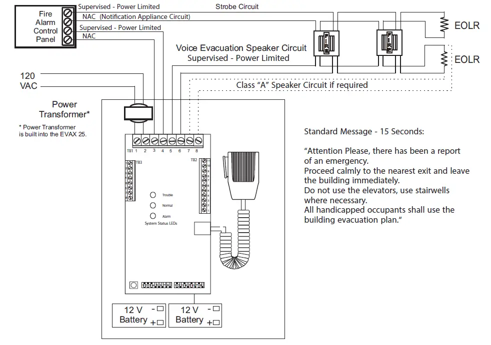 POTTER PVX-50 Voice Evacuation System 1