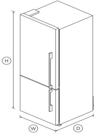 FISHER-&-PAYKEL-RF135BDLJX4-Freestanding-Refrigerator-Freezer-fig-2
