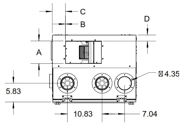 First Co EFE Series Vertical Packaged Unit w Energy Recovery Ventilation - UNIT DIMENSIONAL DATA 1