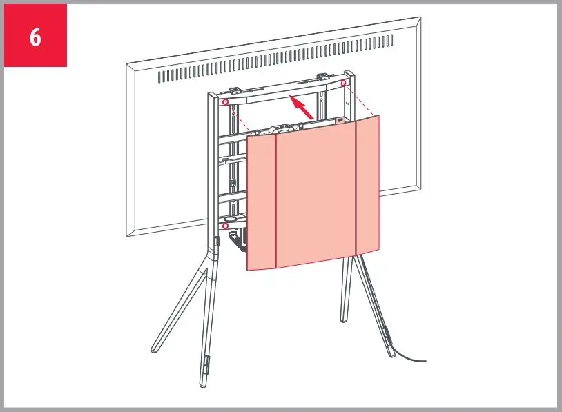 ONE FOR ALL WM7481 Universal Falcon TV Stand Installation Guide - Installation 6