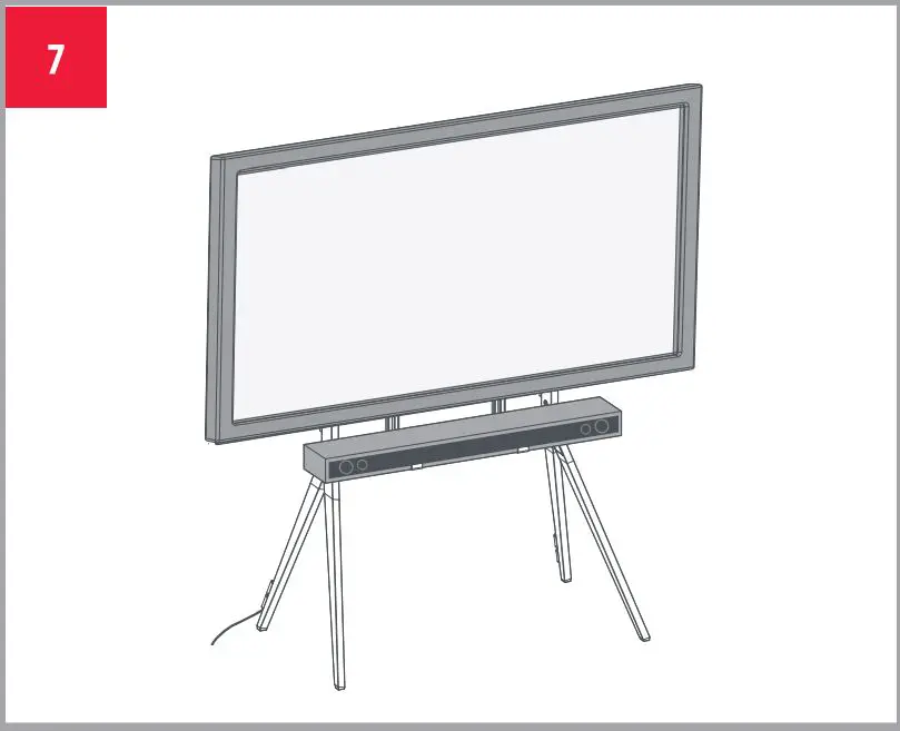 ONE FOR ALL WM7481 Universal Falcon TV Stand Installation Guide - Installation 7