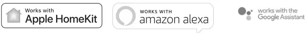 Homekit, Alexa, Google Assistant Icon