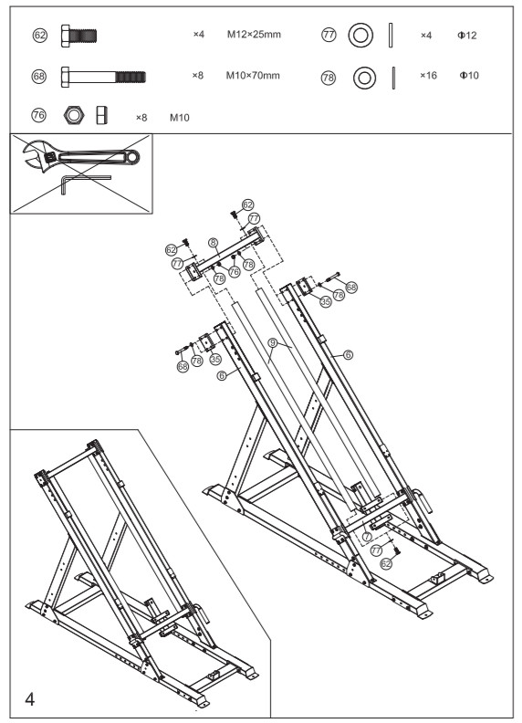 FORCE USA USA F-MLPHS Ultimate 45 Degree Leg Press -FIGURE 12