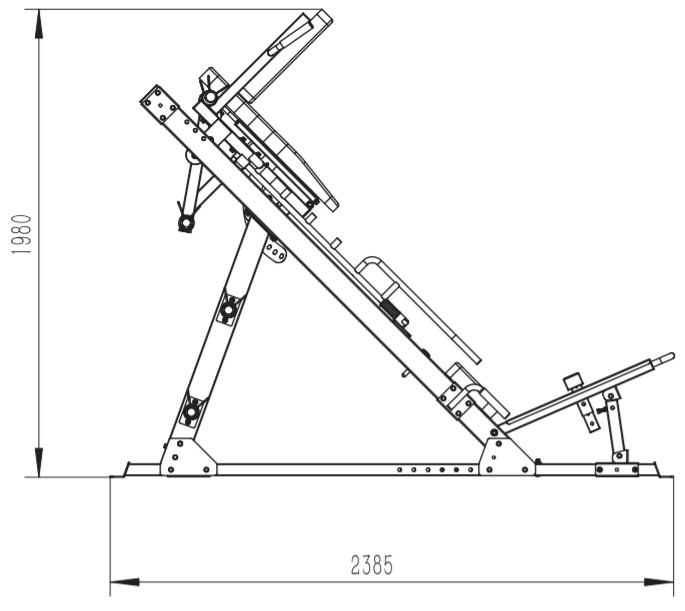 FORCE USA USA F-MLPHS Ultimate 45 Degree Leg Press -FIGURE 2