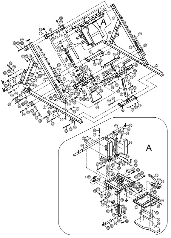 FORCE USA USA F-MLPHS Ultimate 45 Degree Leg Press -FIGURE 21