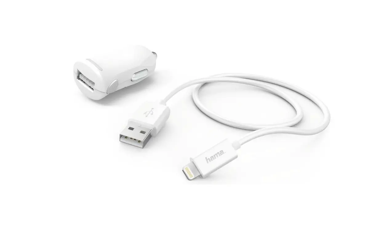 Hama 00210579 Car Charger Kit Lightning Instruction Manual