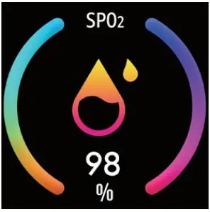 OOZOO Q00110 Smartwatch - Blood oxygens