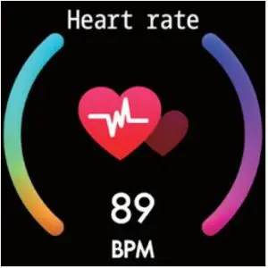 OOZOO Q00110 Smartwatch - heart rate monitor