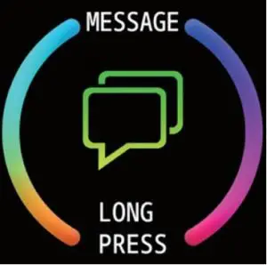 OOZOO Q00110 Smartwatch - messages