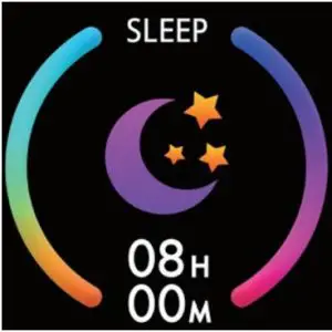 OOZOO Q00110 Smartwatch - sleep time