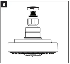 hansgrohe 04070xx5 Croma C 100 3 Jet Shower Head - figure 13