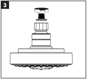 hansgrohe 04070xx5 Croma C 100 3 Jet Shower Head - figure 8