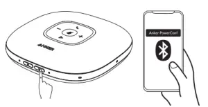 ANKER A3301 PowerConf Bluetooth Speakerphone - Bluetooth pairing