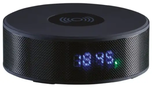 DAEWOO Clock Radio Bluetooth Rechargeable Speaker AVS1376