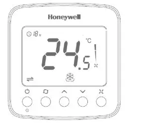 Honeywell Communicating Fan Coil Thermostat fig1