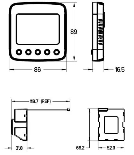 Honeywell Communicating Fan Coil Thermostat fig3
