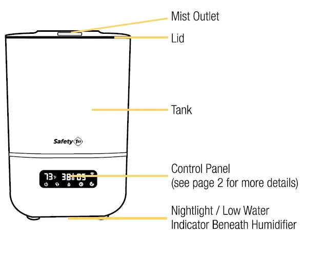 Dorel Juvenile Group IH 555 Smart Humidifier-2