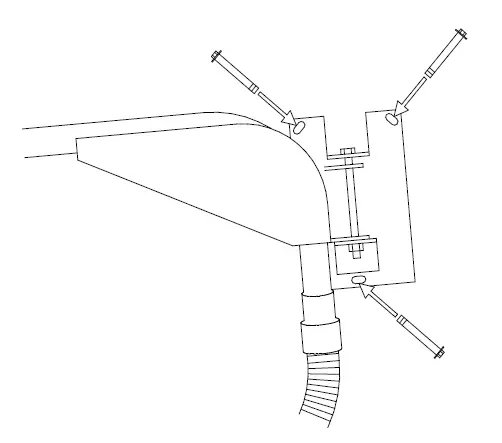 INSTALLATION OF THE HOSE BOOM