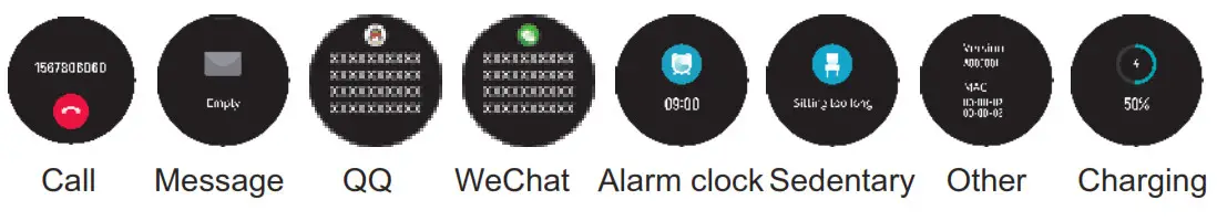 Jiangsu Saibo Yuhua Technology 1 32 Inch Full RoundTouch Smart Watch - Reminding function