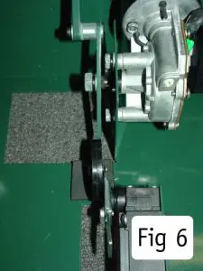 FIG 5 View showing limit roller and rotating bar relationship