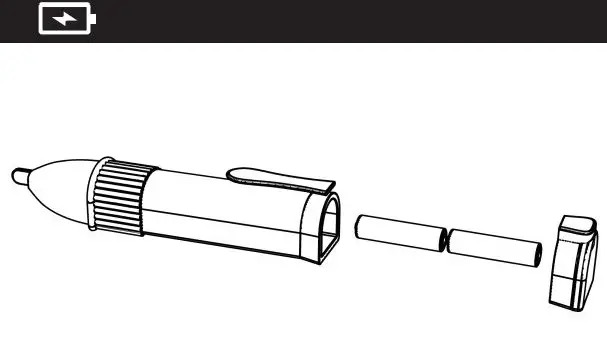 MASTECH MS8900 Non Contact AC Voltage Detector User Guide - Battery Charging