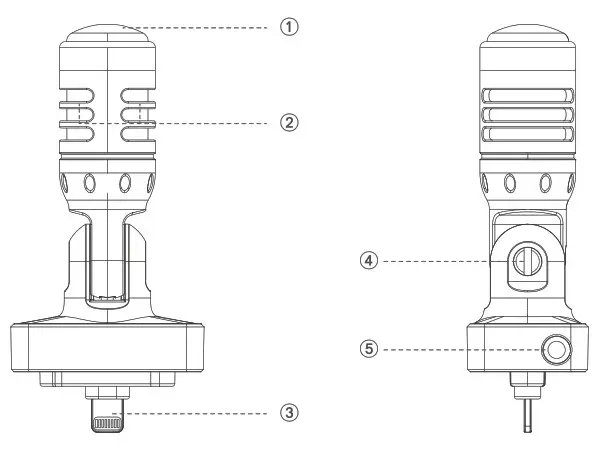 Saramonic SmartMic MTV11 Di Digital Stereo Condenser Microphone