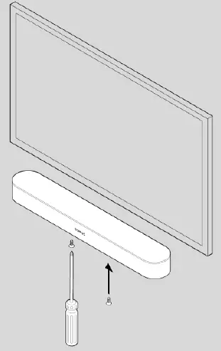 SONOS Beam Wall Mount Soundbar Fig9