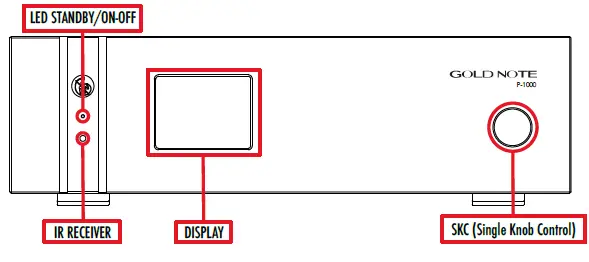 GOLD NOTE P-1000 MkII High End Stereo Preamplifier FIG 1