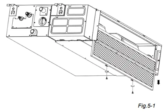 Cleaning the air filter