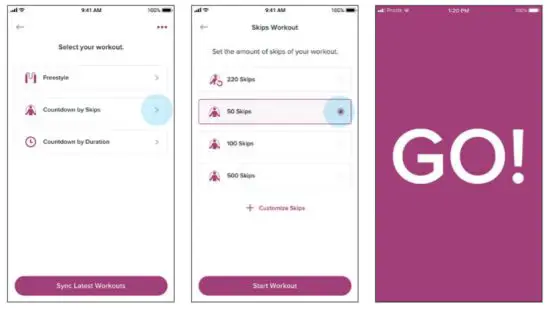 PROZIS X-Speed Smart Jump Rope - Jump countdown