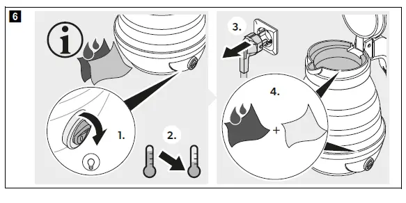 Kampa Squash Electric Camping Kettle FIG 6