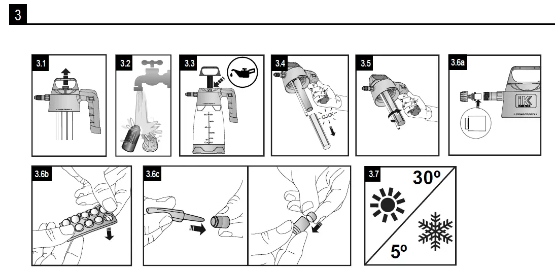 KINCROME K16020 Heavy Duty Pressure Sprayer 1.5 Litre fig 5