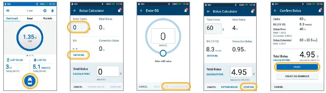 omnipod DASH Podder Insulin Management System fig1
