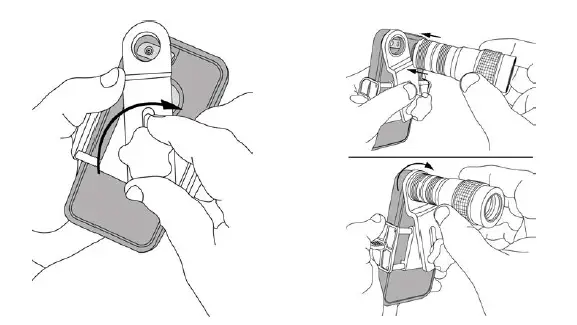 CARSON-IC-918-Telephoto-Lens-Smartphone-Optic-Adapter-FIG 2