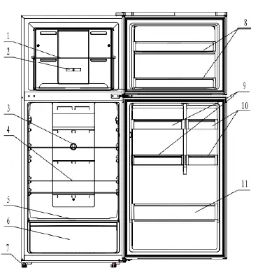 FORTE-F15TFRESWW-Refrigerator-fig-3