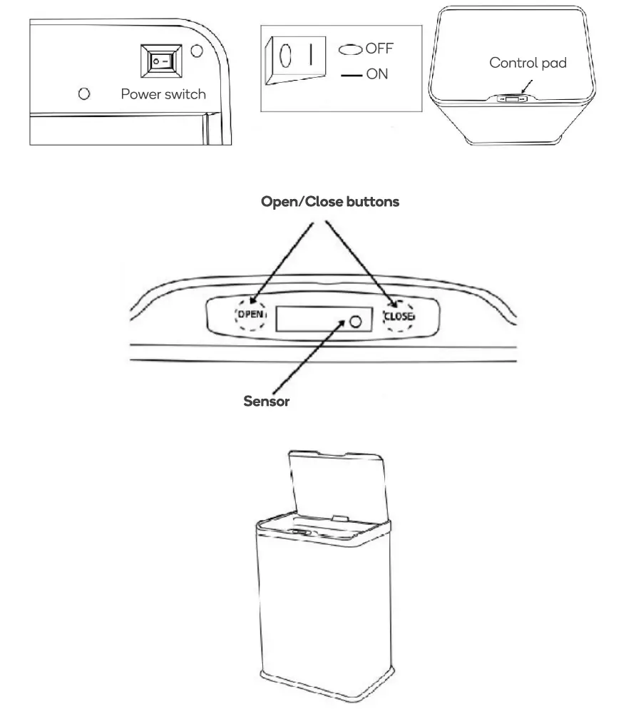 kogan-OV50LMSNBLA-50L-Motion-Sensor-Dual-Compartment-Bin-FIG-2
