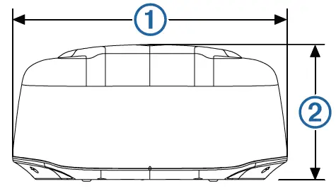 GARMIN GMR Fantom 18x-24x Dome Rader 4