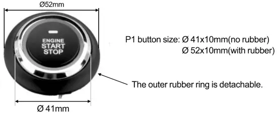 style engine start button