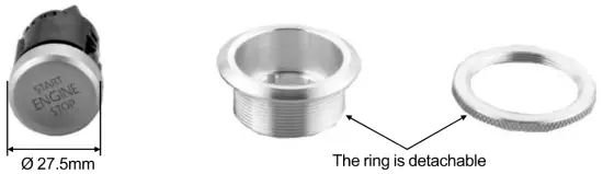 style push start button