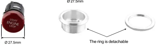 style push start button