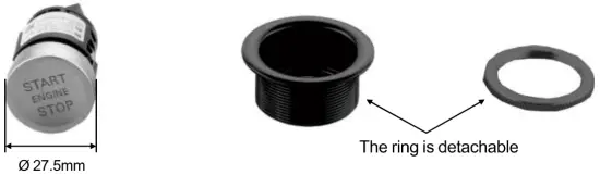 style push start button