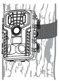 VANBAR D700 4K WiFi Trail Camera - Mount Your camera 2