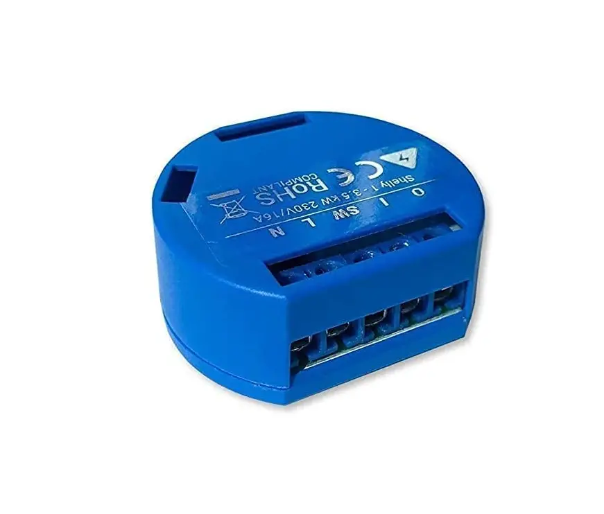 Shelly 1 Smart Wifi Relay Switch For Home Automation Ios And Android Application User Guide