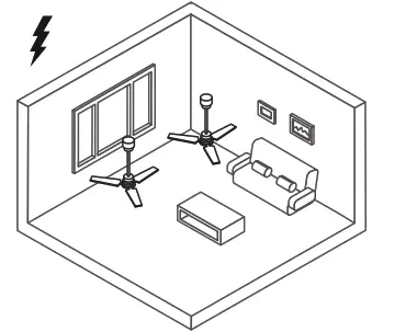 arte confort NOJA Ceiling Fan - Fig5