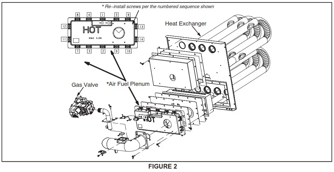 LENNOX 508088 02 Manifold and Signal Pressure Check - Flue Shield 2