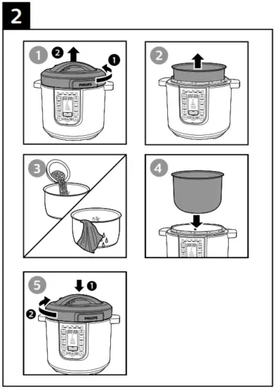 PHILIPS HD2137 All In One Cooker - fig 1