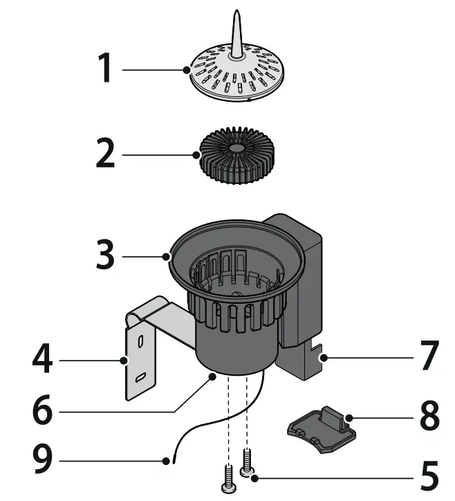 claber 90831 RF Rain Sensor - fig 6